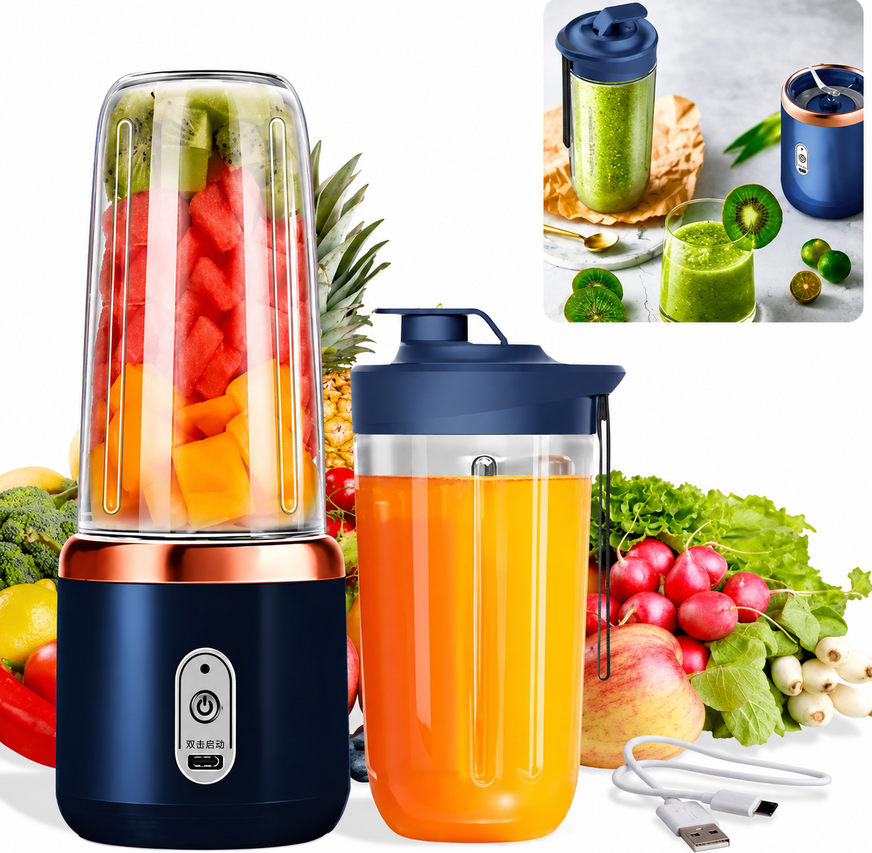 Portable Blender Electric Juicers